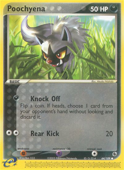 EX Ruby&Sapphire Poochyena #64/109